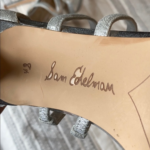NEW Sam Edelman silver stiletto heels - Picture 4 of 7